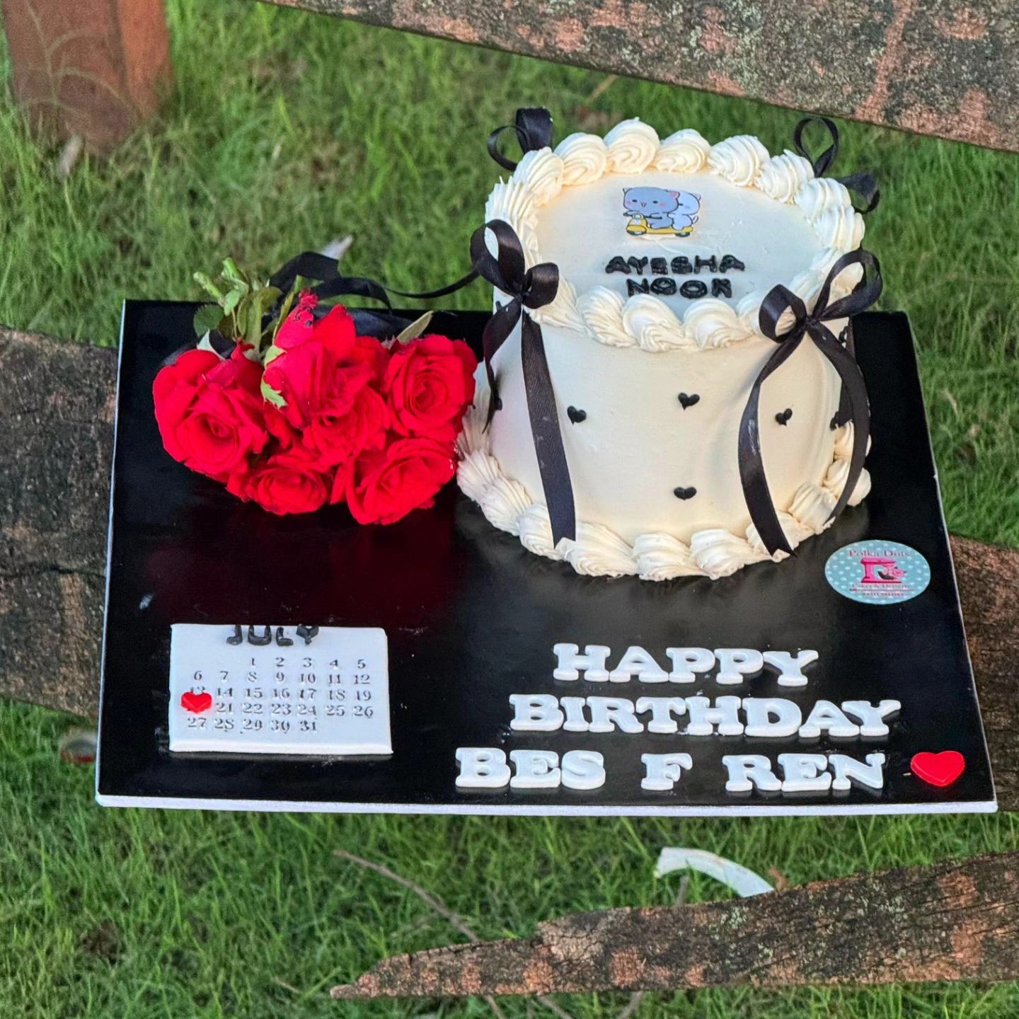 Bes F Ren Cake Platter - Image 2