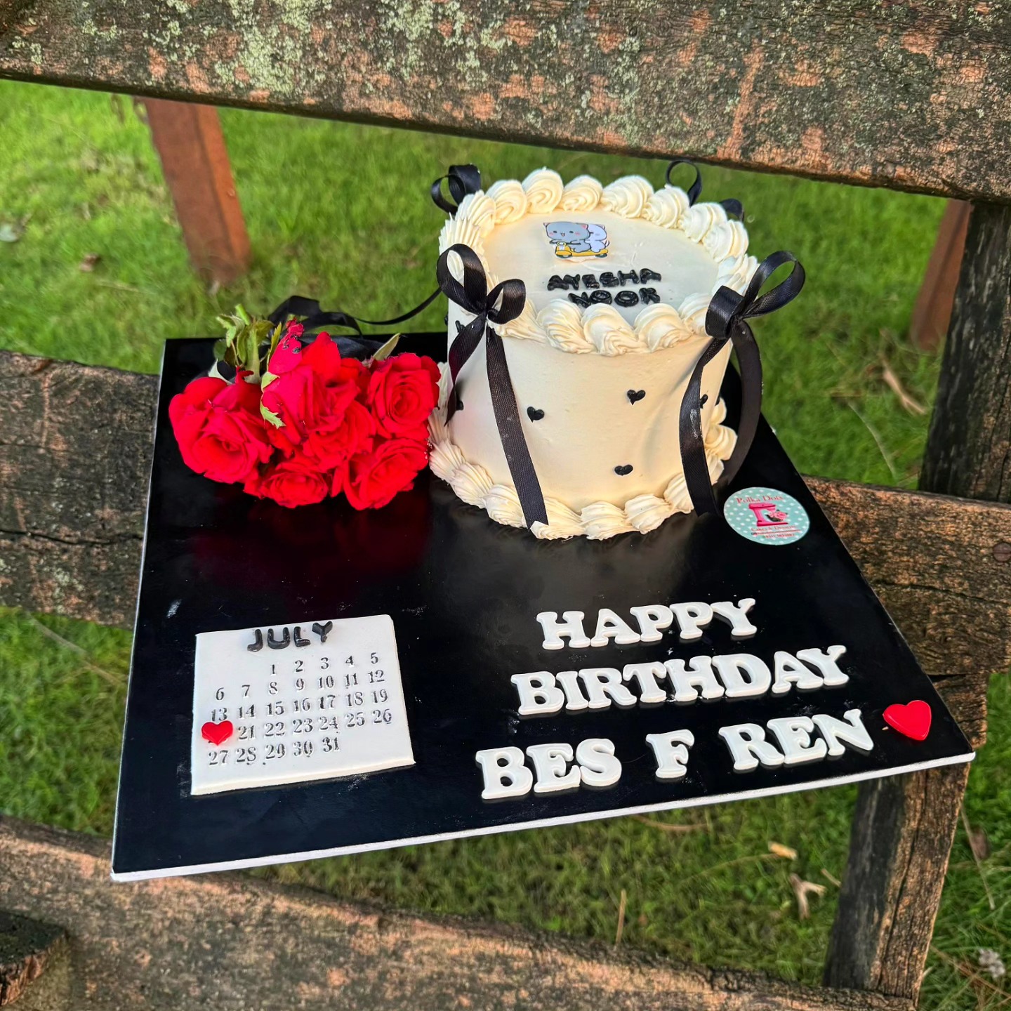 Bes F Ren Cake Platter - Image 4